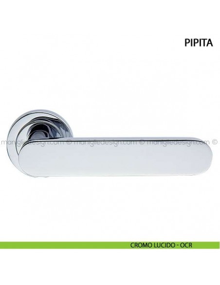 Maniglia per porta Pepita Arieni cromo lucido - OCR