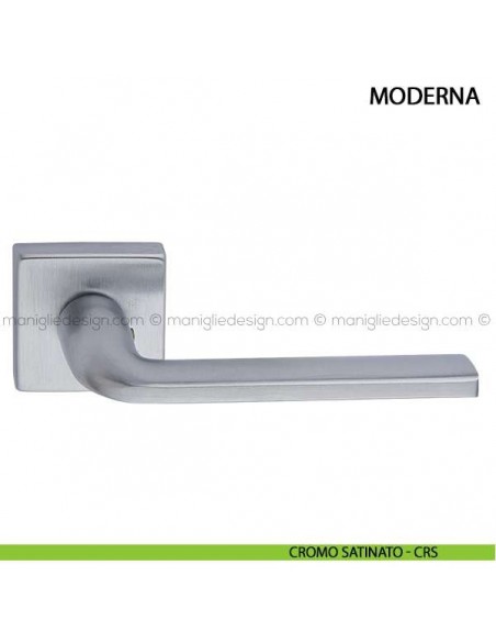 Maniglia per porta Moderna Arieni cromo satinato - CRS