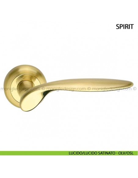 Maniglia per porta Spirit Arieni lucido/lucido satinato - OLV/OSL