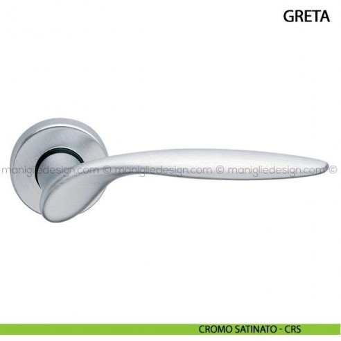 Maniglia per porta Greta Arieni cromo satinato - CRS