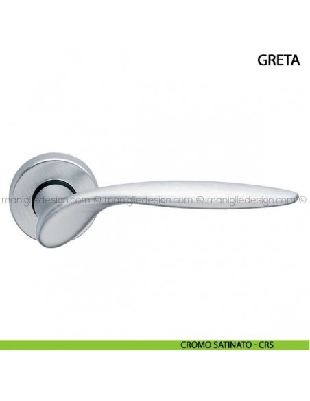 Maniglia per porta Greta Arieni cromo satinato - CRS
