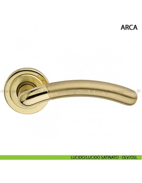 Maniglia per porta Arca Arieni lucido/lucido satinato - OLV/OSL