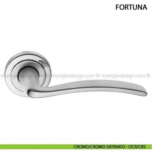 Maniglia per porta Fortuna Arieni cromo/cromo satinato - OCR/CRS