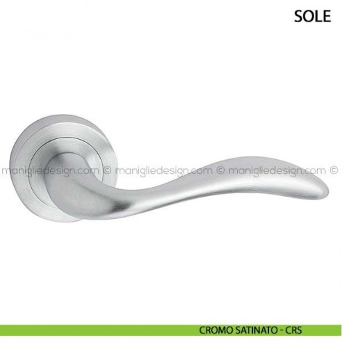 Maniglia per porta Sole Arieni cromo satinato - CRS