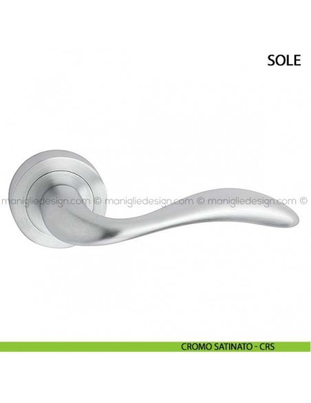 Maniglia per porta Sole Arieni cromo satinato - CRS