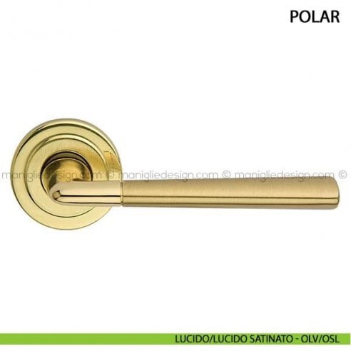 Maniglia per porta Polar Arieni lucido/lucido satinato - OLV/OSL