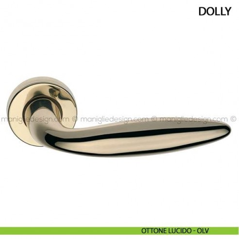 Maniglia per porta Dolly Arieni ottone lucido - OLV