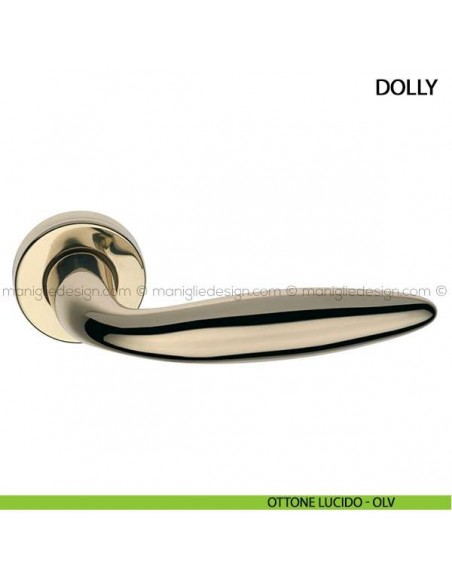 Maniglia per porta Dolly Arieni ottone lucido - OLV