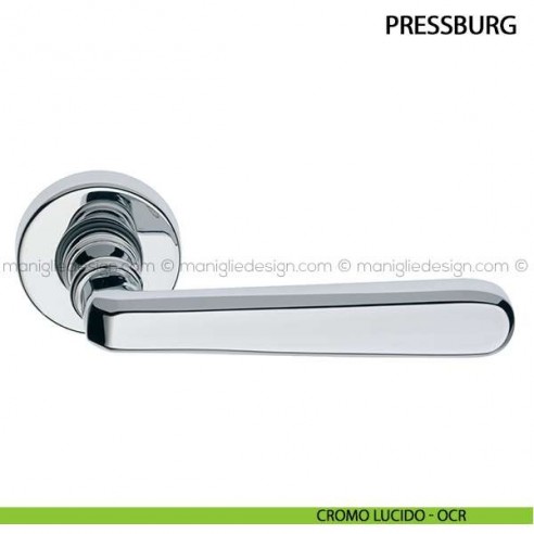 Maniglia per porta Pressburg Arieni cromo lucido