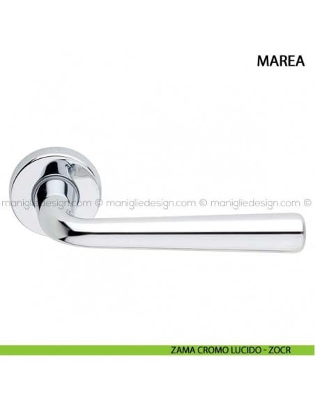 Maniglia per porta Marea Arieni zama cromo lucido - ZOCR