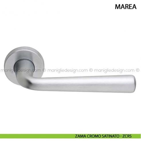 Maniglia per porta Marea Arieni zama cromo satinato - ZCRS