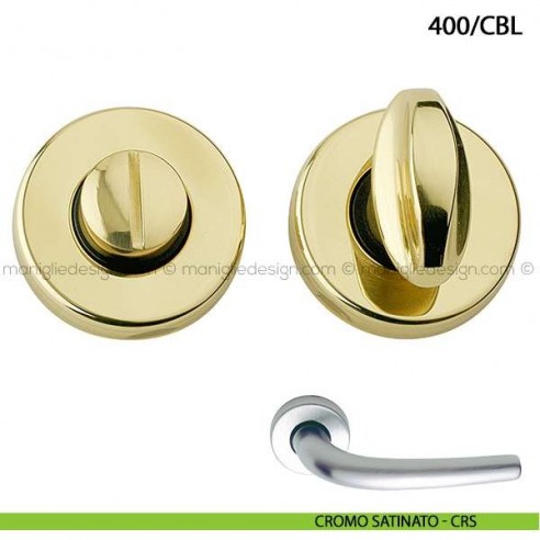 Nottolino per porta Arieni 400/CBL cromo satinato - CRS