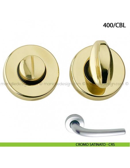 Nottolino per porta Arieni 400/CBL cromo satinato - CRS