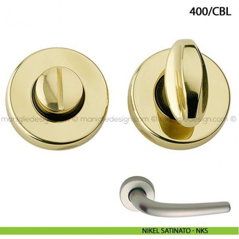 Nottolino per porta Arieni 400/CBL nikel satinato - NKS
