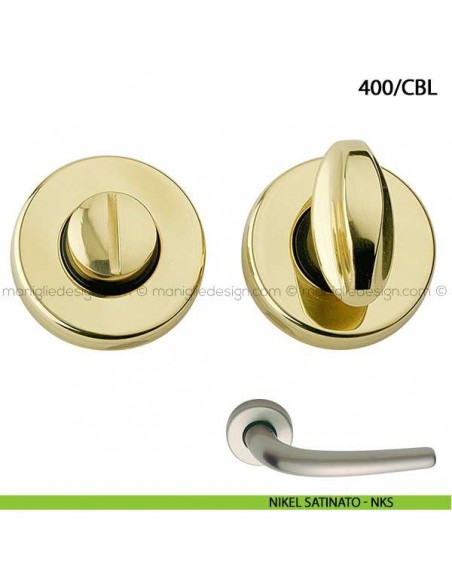 Nottolino per porta Arieni 400/CBL nikel satinato - NKS