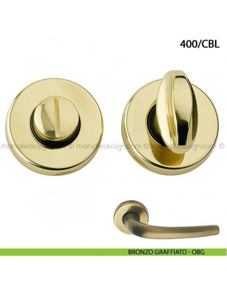 Nottolino per porta Arieni 400/CBL bronzo graffiato - OBG