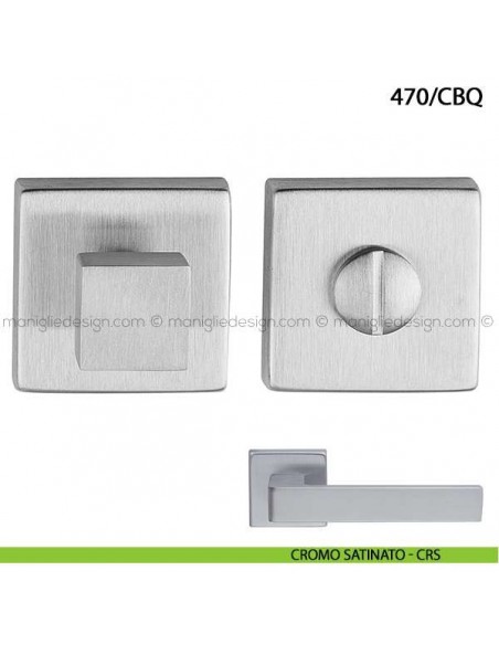 Nottolino per porta Arieni 470/CBQ cromo satinato - CRS