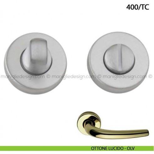 Nottolino per porta Arieni 400/TC ottone lucido - OLV