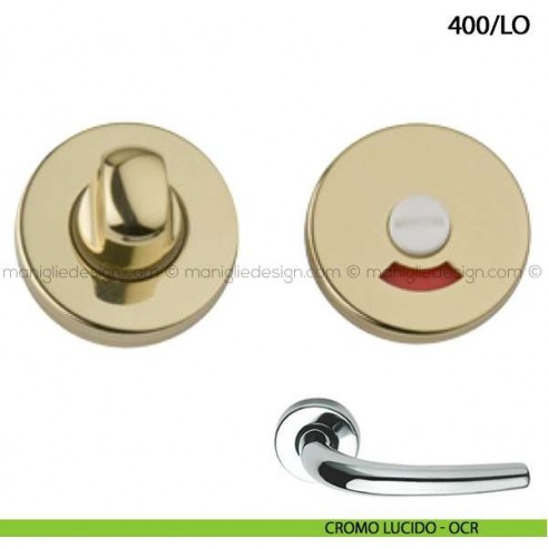 Nottolino per porta libero/occupato Arieni 400/LO cromo lucido - OCR