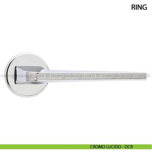 Maniglia per porta Ring Arieni cromo lucido - OCR