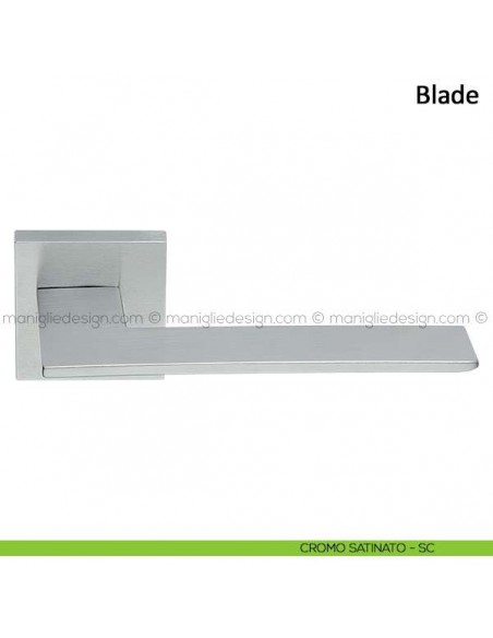 Maniglia per porta Blade Frascio cromo satinato