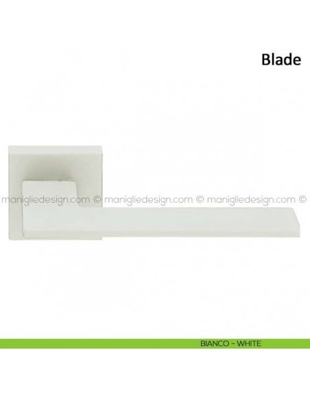 Maniglia per porta Blade Frascio bianco