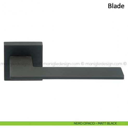 Maniglia per porta Blade Frascio nero opaco