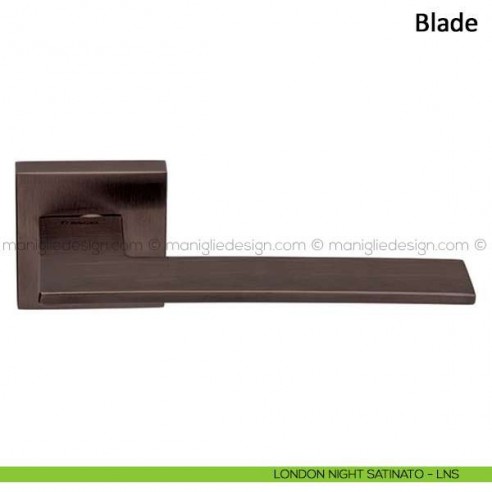 Maniglia per porta Blade Frascio london night satinato