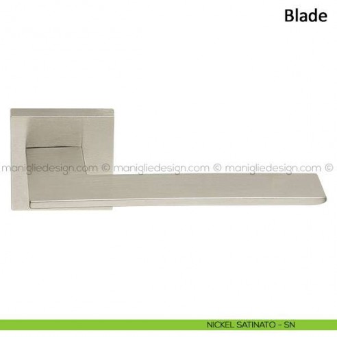 Maniglia per porta Blade Frascio nickel satinato