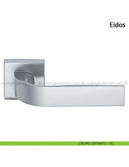 Maniglia per porta Eidos Frascio cromo satinato