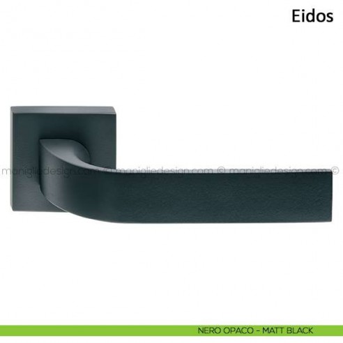 Maniglia per porta Eidos Frascio nero opaco