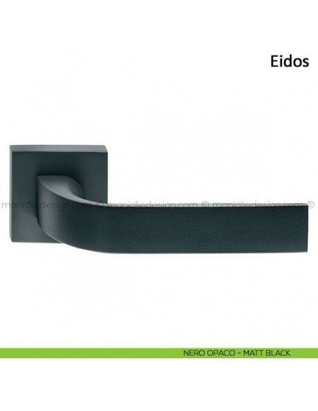 Maniglia per porta Eidos Frascio nero opaco