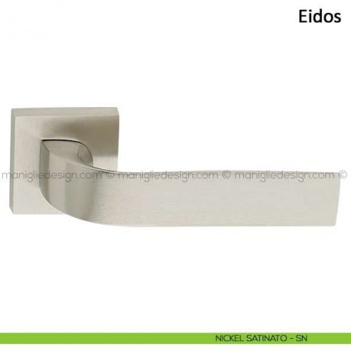 Maniglia per porta Eidos Frascio nickel satinato