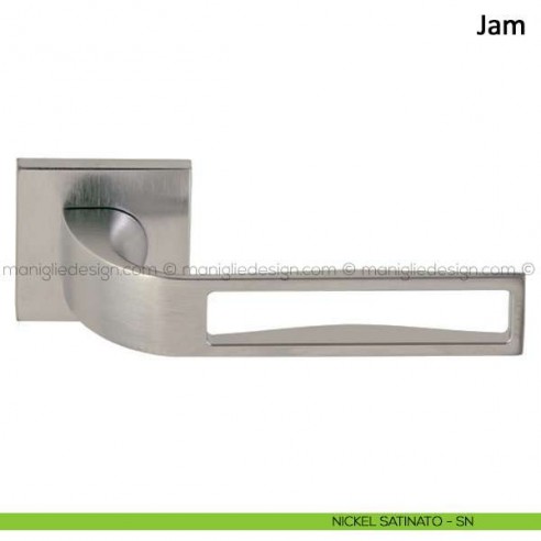 Maniglia per porta Jam Frascio nickel satinato