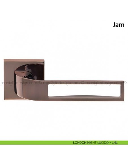 Maniglia per porta Jam Frascio london night lucido