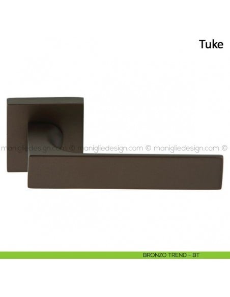 Maniglia per porta Tuke Frascio bronzo trend