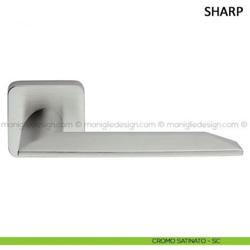 Maniglia per porta Sharp Frascio cromo satinato