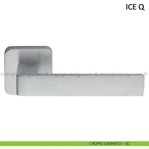 Maniglia per porta Ice Q Frascio cromo satinato