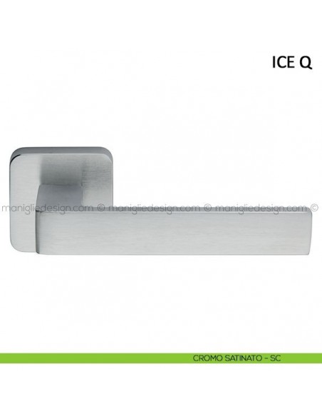 Maniglia per porta Ice Q Frascio cromo satinato