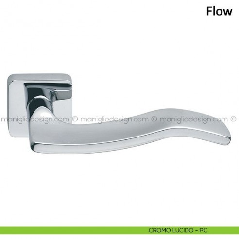 Maniglia per porta Flow Frascio cromo lucido