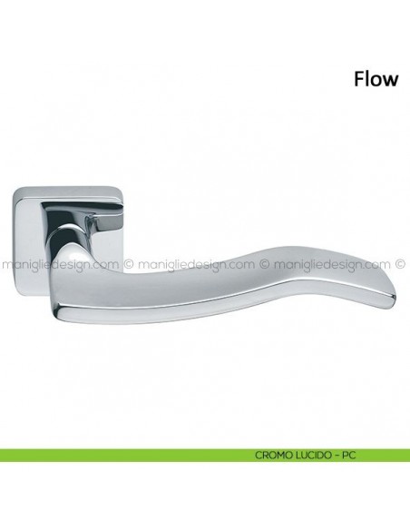 Maniglia per porta Flow Frascio cromo lucido