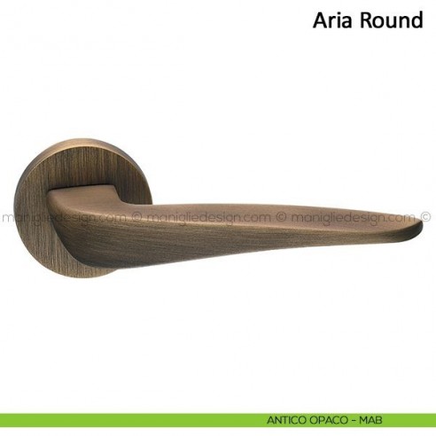 Maniglia per porta Aria Round Frascio antico opaco