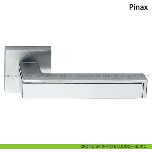 Maniglia per porta Pinax Frascio cromo satinato e lucido