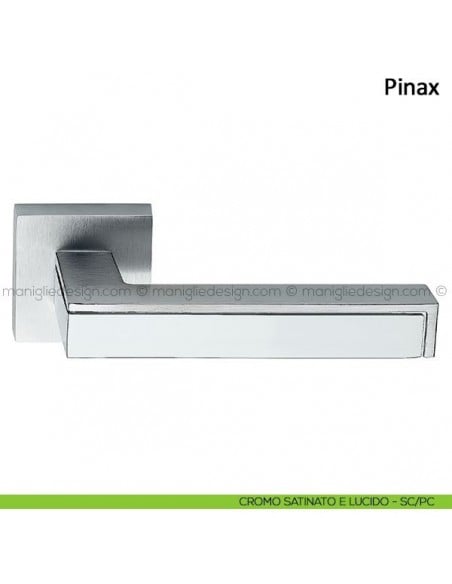 Maniglia per porta Pinax Frascio cromo satinato e lucido