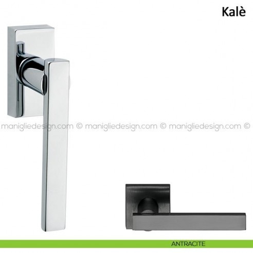 Maniglia per finestra martellina DK Kalè Frascio antracite