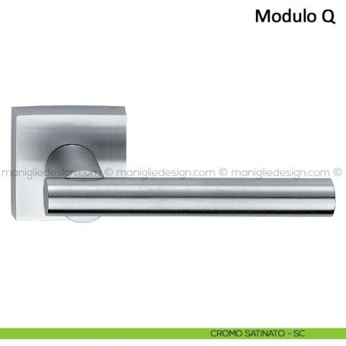 Maniglia per porta Modulo Q Frascio cromo satinato