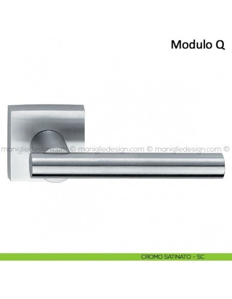 Maniglia per porta Modulo Q Frascio cromo satinato