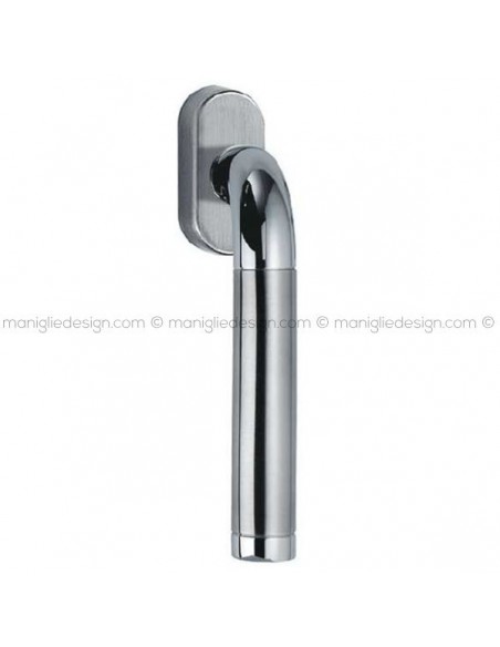 Maniglia per finestra martellina DK Adina Frascio in acciaio inox