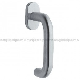 Maniglia per finestra martellina DK Alessia Frascio in acciaio inox