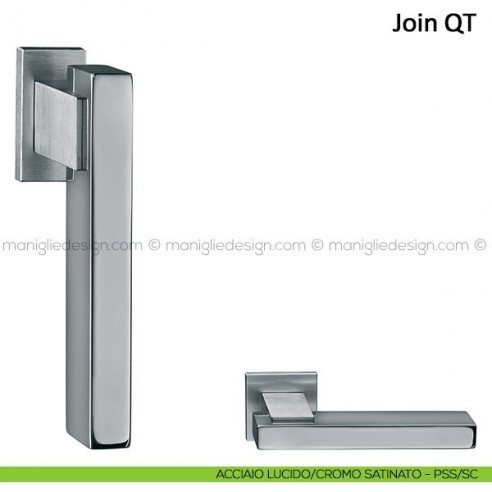 Martellina DK Join Frascio acciaio lucido/cromo satinato